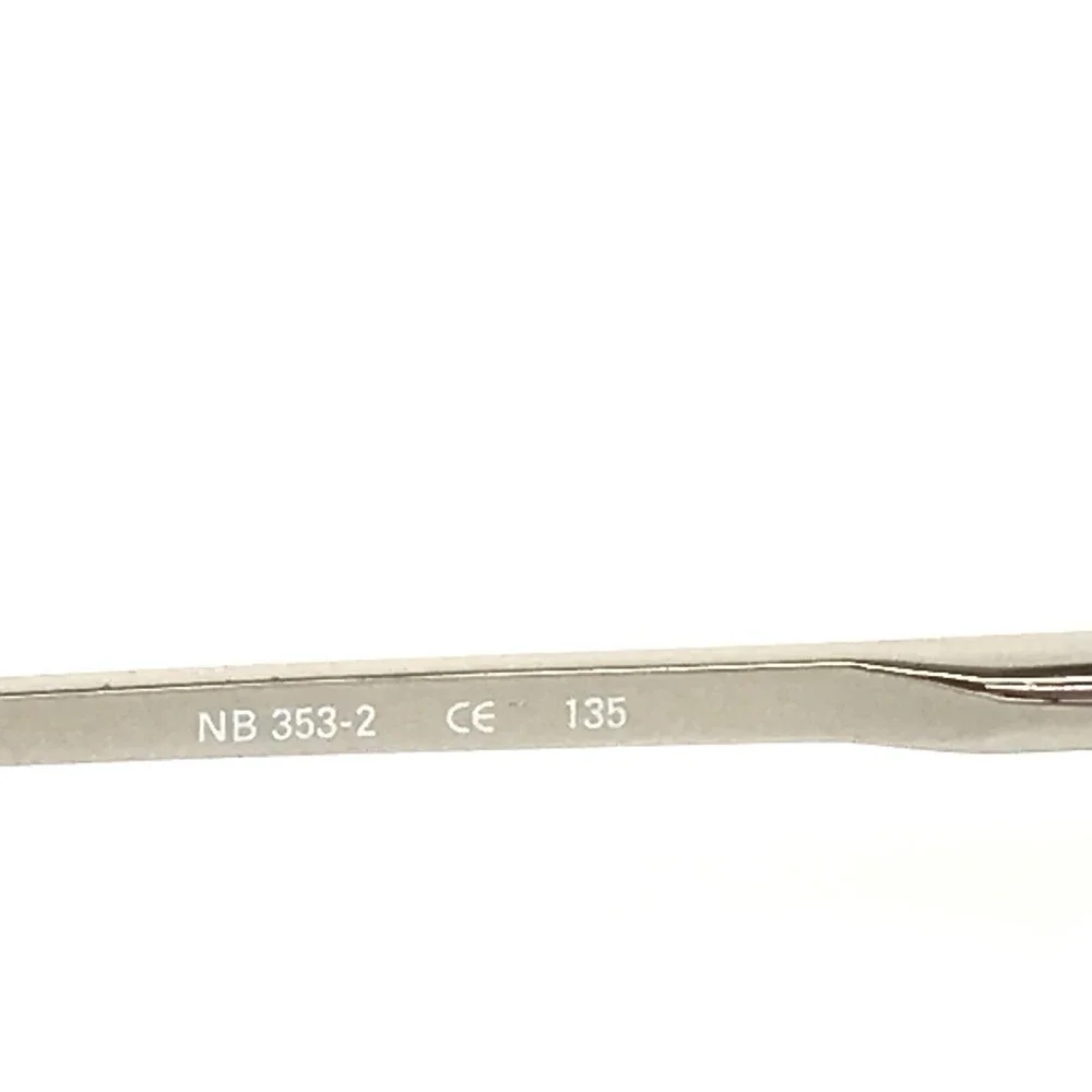 New Balance Eyeglasses Frames NB 353-2 Brown Silver Rectangular 53-17-135